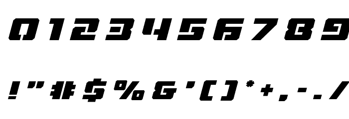 Drone Tracker Title Italic Font OTHER CHARS