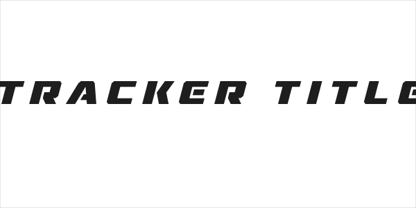 Drone Tracker Title Italic Logo
