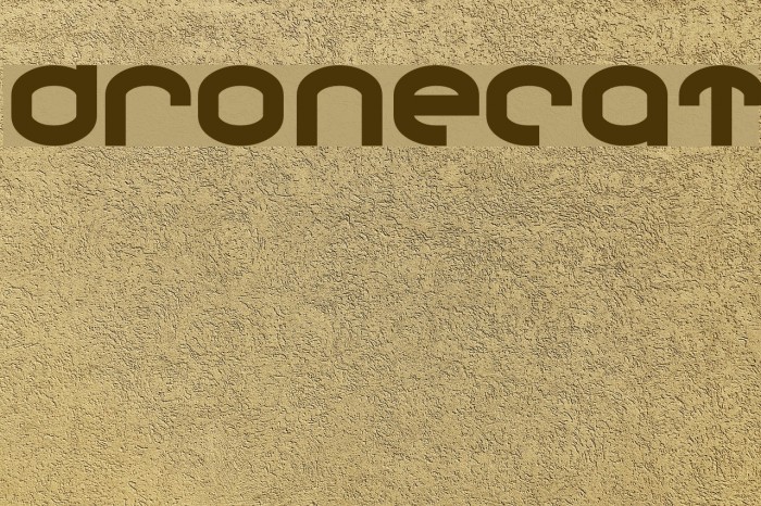 Dronecat Font examples