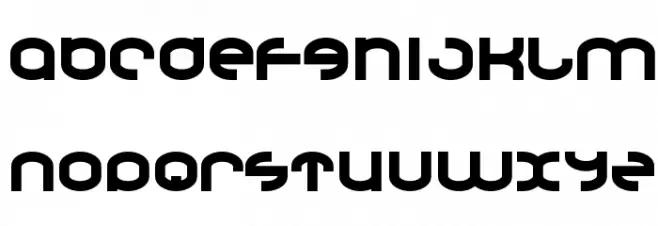 Dronecat Font LOWERCASE