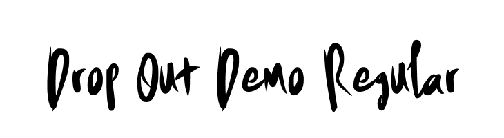 Drop Out Demo Regular Free Fonts Download