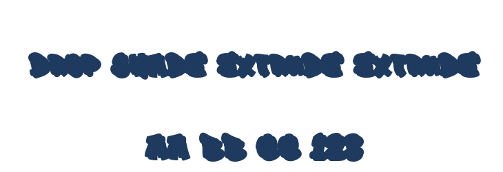 Drop Shade Extrude Extrude Font Preview