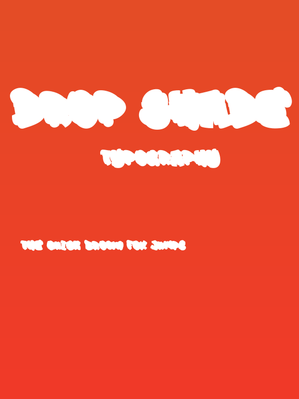 Drop Shade Extrude Extrude Poster