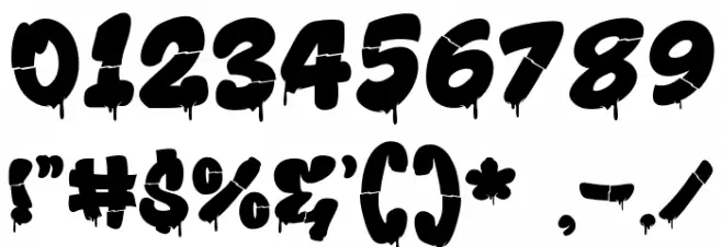 Drop Shade Melt Melt Caratteri ALTRI CARATTERI