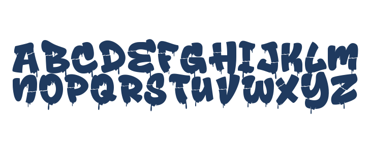 Drop Shade Melt Melt Uppercase