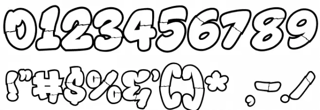 Drop Shade Outlined Outline Schriftart Anderer Schreiben