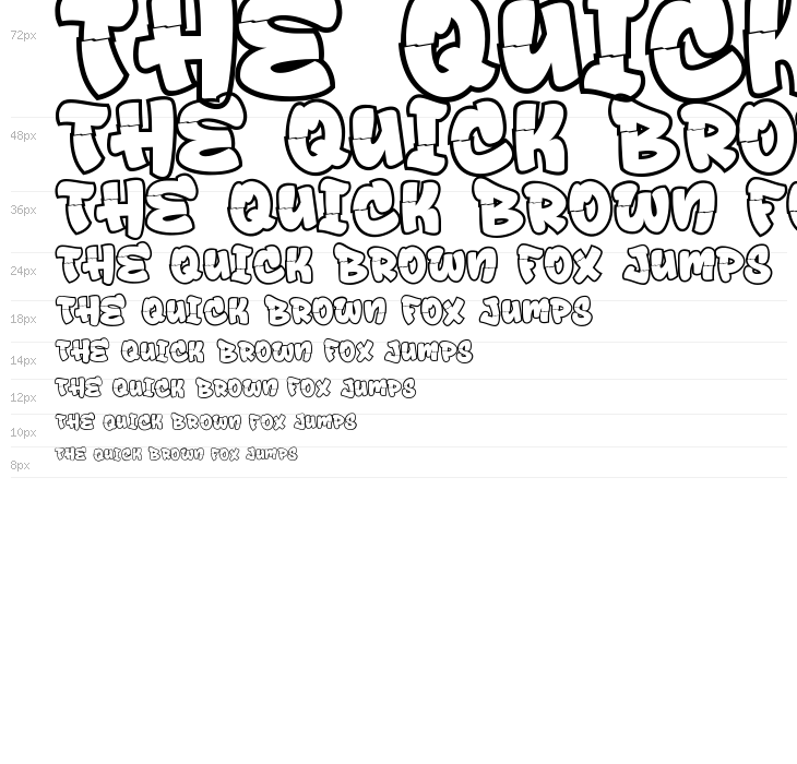 Drop Shade Outlined Outline Waterfall