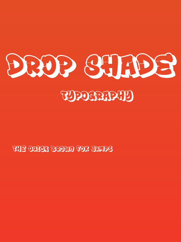 Drop Shade Shadow Shadow Poster