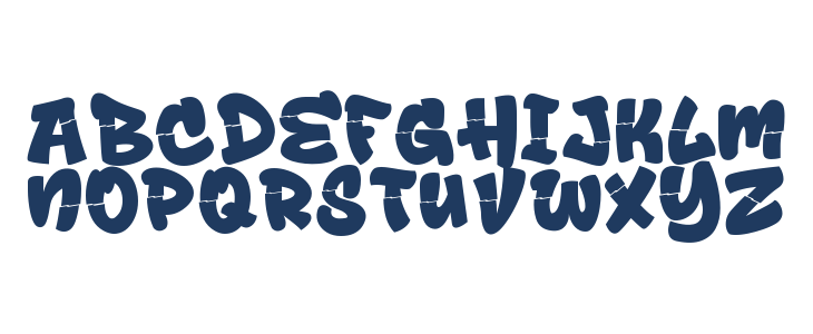 Drop Shade Uppercase