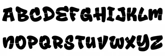 Drop Shade Fonte MAIÚSCULAS