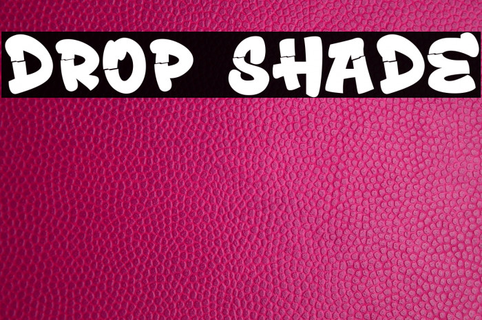 Drop Shade Example 1