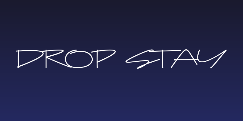Drop Stay Social Header
