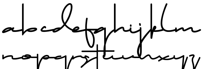 Drop Stay Font LOWERCASE
