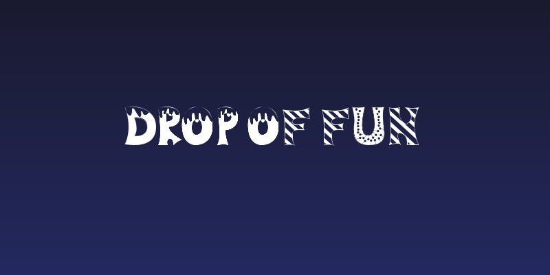 Drop of Fun Social Header