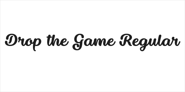 Drop the Game Regular Logo