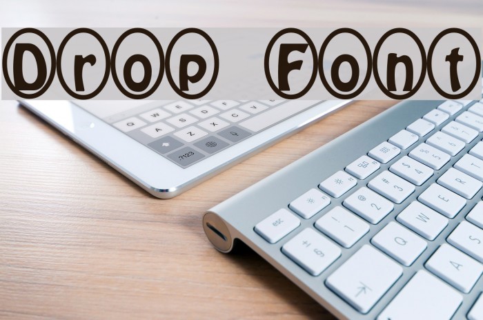 Drop Font examples