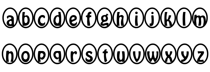 Drop Font LOWERCASE