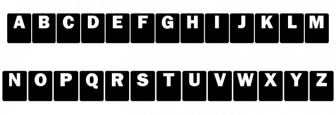DropCaps Sans Schriftart Groß