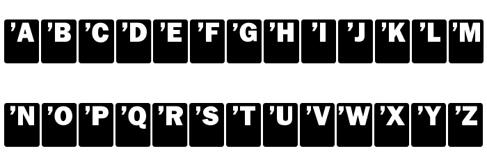 DropCaps Sans Font LOWERCASE