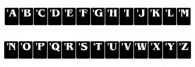 DropCaps Serif フォント 小文字