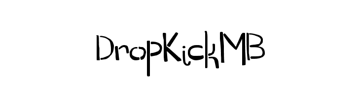 DropKickMB Font