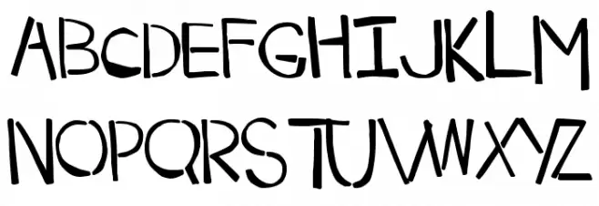 DropKickMB Шрифта ВЕРХНИЙ