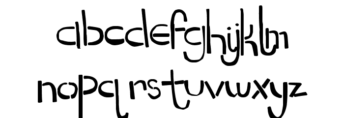 DropKickMB Font LOWERCASE