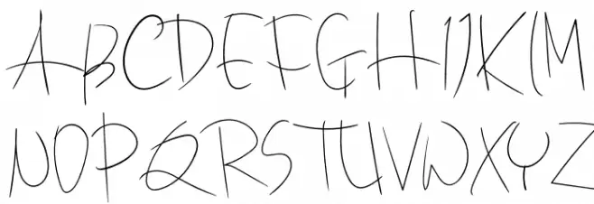DropWriten Schriftart Groß