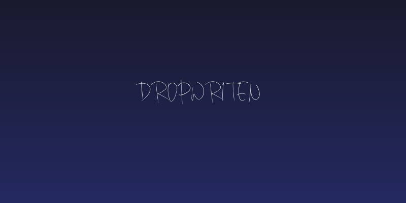 DropWriten Social Header