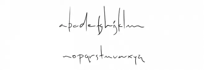 DropWriten फ़ॉन्ट लोअरकेस
