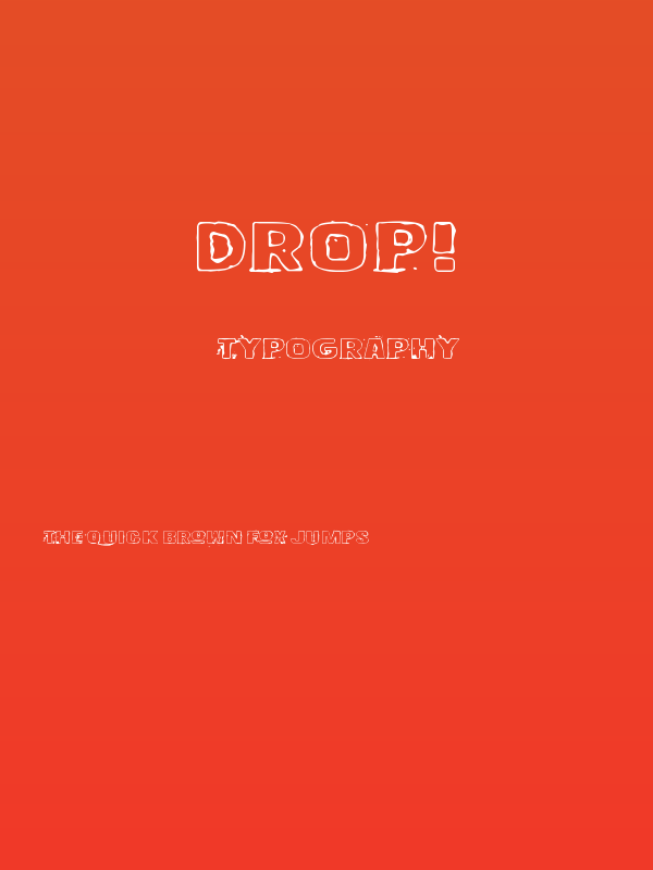 Drop! Poster
