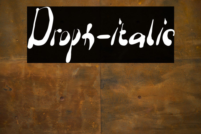 Droph-italic Example 2