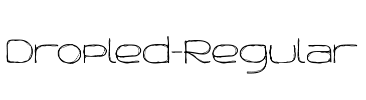 Dropled-Regular  नि: शुल्क फ़ॉन्ट्स डाउनलोड