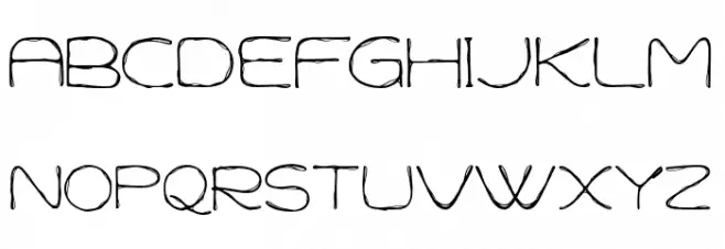 Dropled-Regular 字体 大写