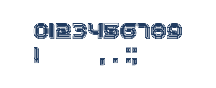 Dropped Outlined Regular Other Characters