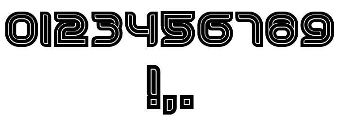 Dropped Regular Font OTHER CHARS