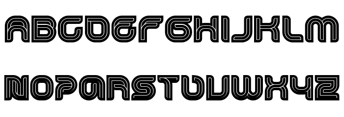 Dropped Regular Font LOWERCASE