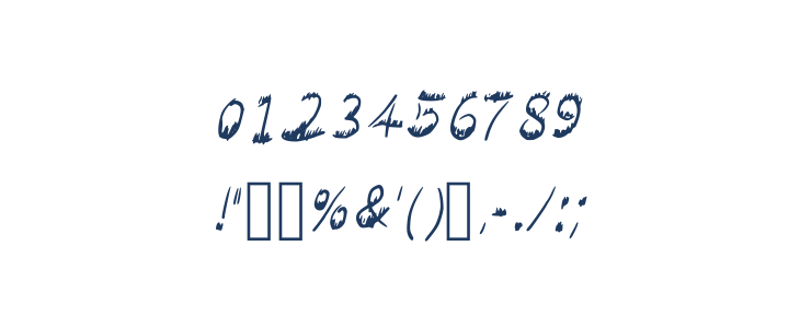 Dropping Flyer Italic Other Characters