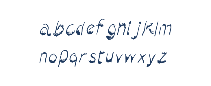 Dropping Flyer Italic Lowercase