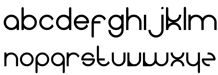 Dropping tears sans Font LOWERCASE