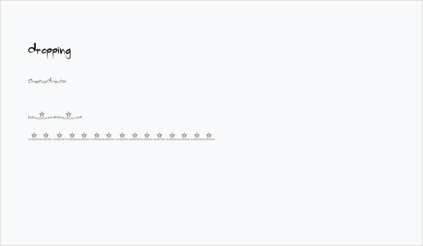 Dropping Business Card