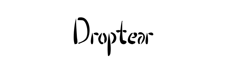 Droptear Font