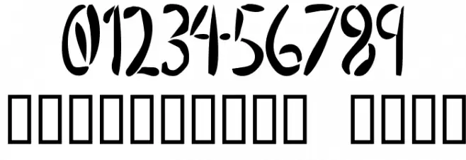 Droptear Font OTHER CHARS