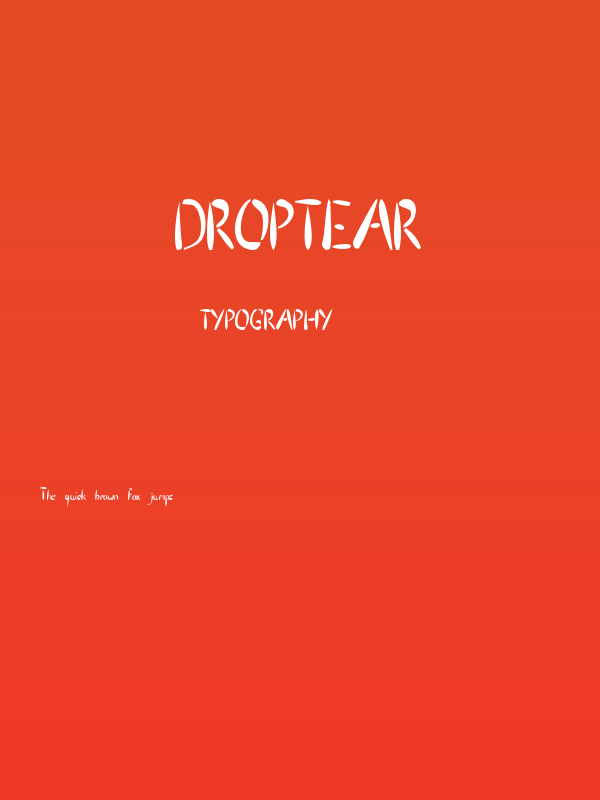 Droptear Poster