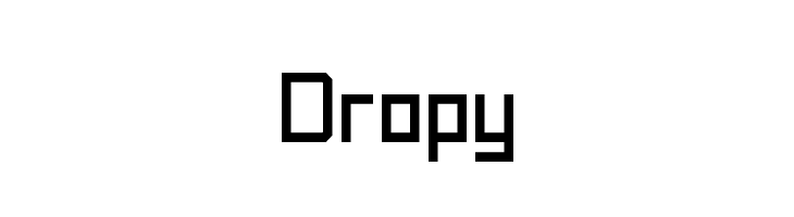Dropy Font
