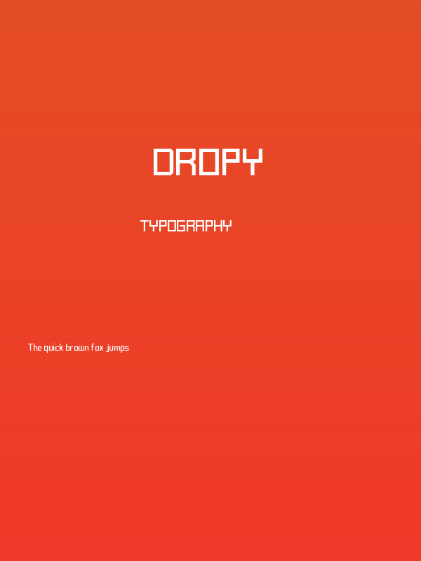 Dropy Poster