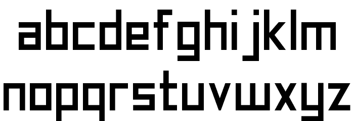 Dropy Font LOWERCASE