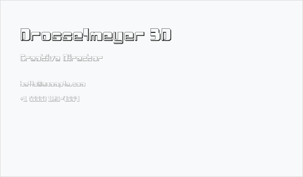 Drosselmeyer 3D Business Card