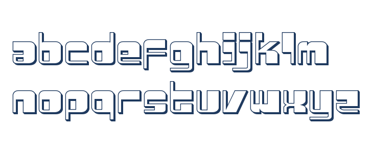 Drosselmeyer 3D Lowercase