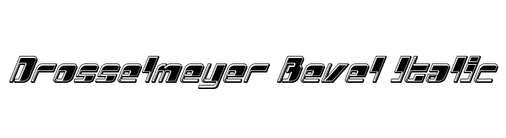 Drosselmeyer Bevel Italic  नि: शुल्क फ़ॉन्ट्स डाउनलोड